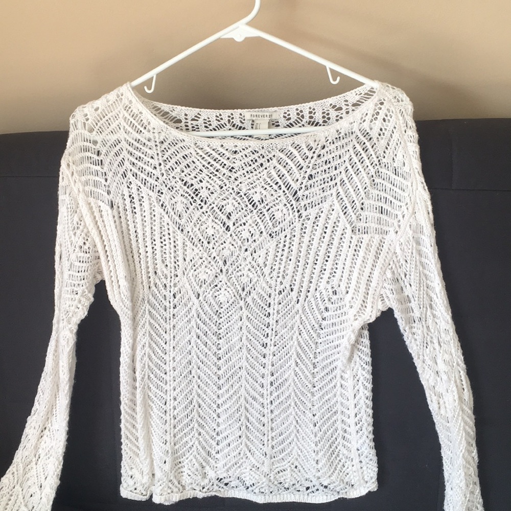 See through sweater
